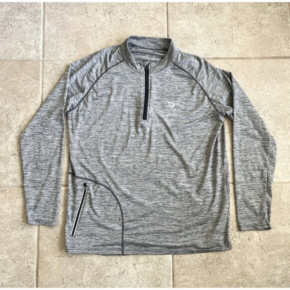 Baleaf Size Medium Mens Performance Stretch Shirt Long Sleeve 1/4 Zip Pocket - Picture 1 of 6